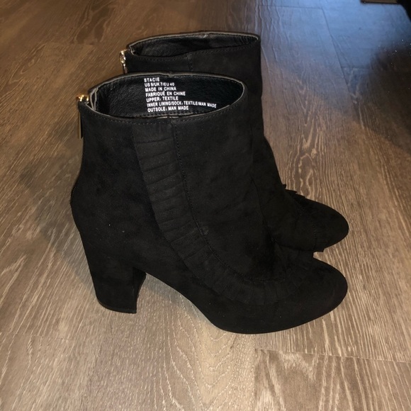 JustFab Stacie Bootie Black Size 9 - Picture 5 of 9